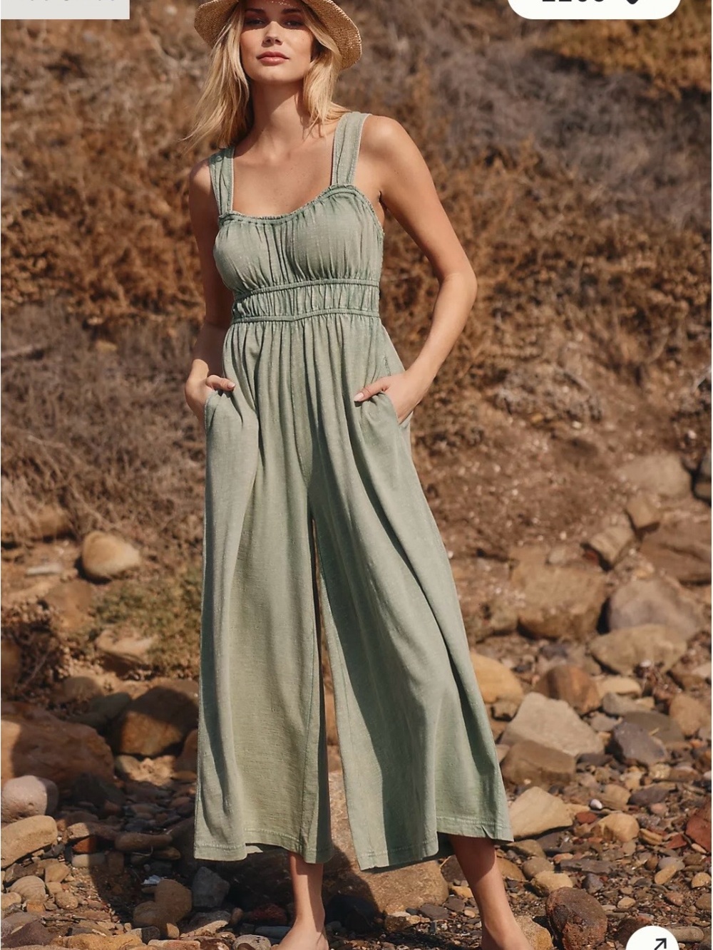 Anthropologie Wide-Leg Jumpsuit